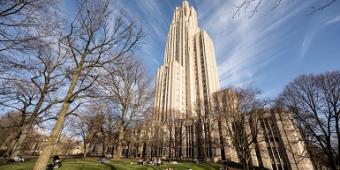 Cathedral of Learning in early spring